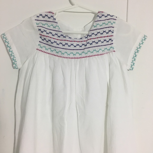 white cotton dress for girls - Picture 2 of 10